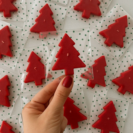 Mini pinos en bolsa de celofan