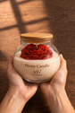 Oval Peony Candles