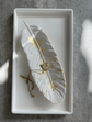 Golden Feather Dish