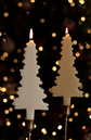 Christmas Tree Taper Candle