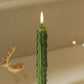 Evergleam Christmas Tree Taper Pillar Candle