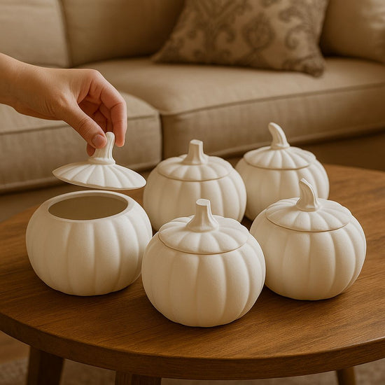 Lidded Pumpkin Tall