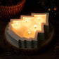 Christmas Tree Candle in Resin Container