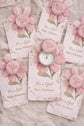Tin candles con flores