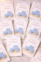 Baby boy tractor candle