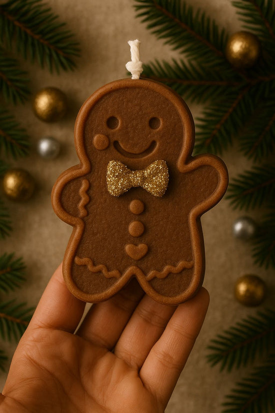Medium Gingerbread Candle