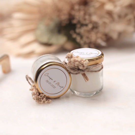 Mini Candles Container for Wedding