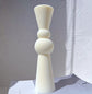 Set Roman Ribbed Pillar Candle